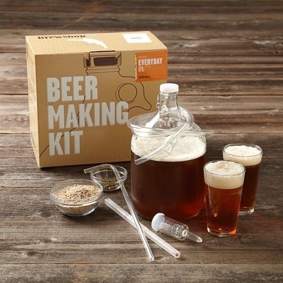 A hearty one-gallon jug of home-brewed beer your giftee will promptly chug (in good cheer)!