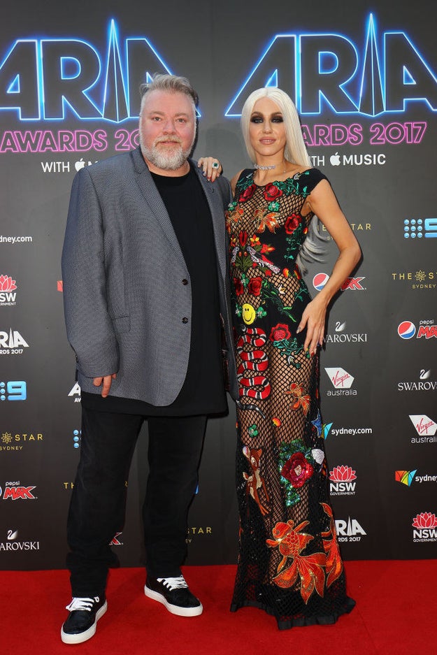 Kyle Sandilands and Imogen Anthony