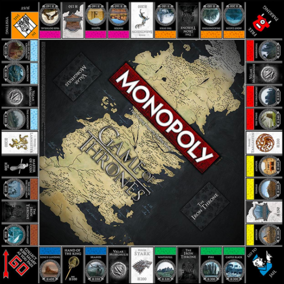 A Game of Thrones Monopoly board, because if monopoly didn't drag on forever and kill you before... it most certainly will now (that is, if you're a major character and we haven't seen a plot twist in a whole 30 seconds).