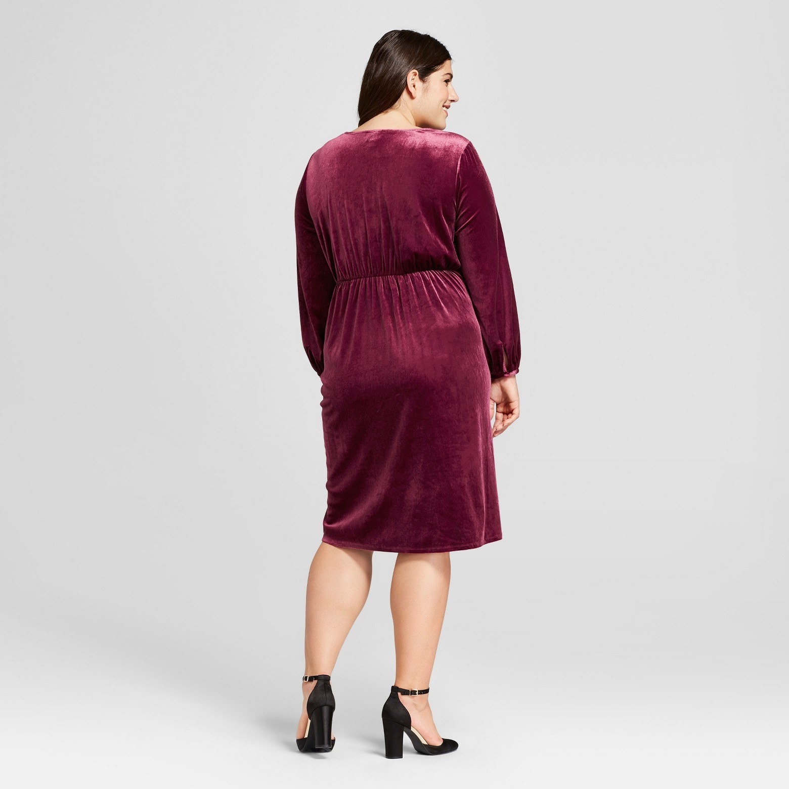 target burgundy dress