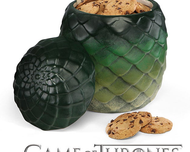 A dragon egg cookie jar that'll definitely keep your treats unsullied.