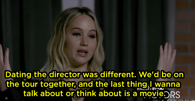 But because she was dating the director, things were different.