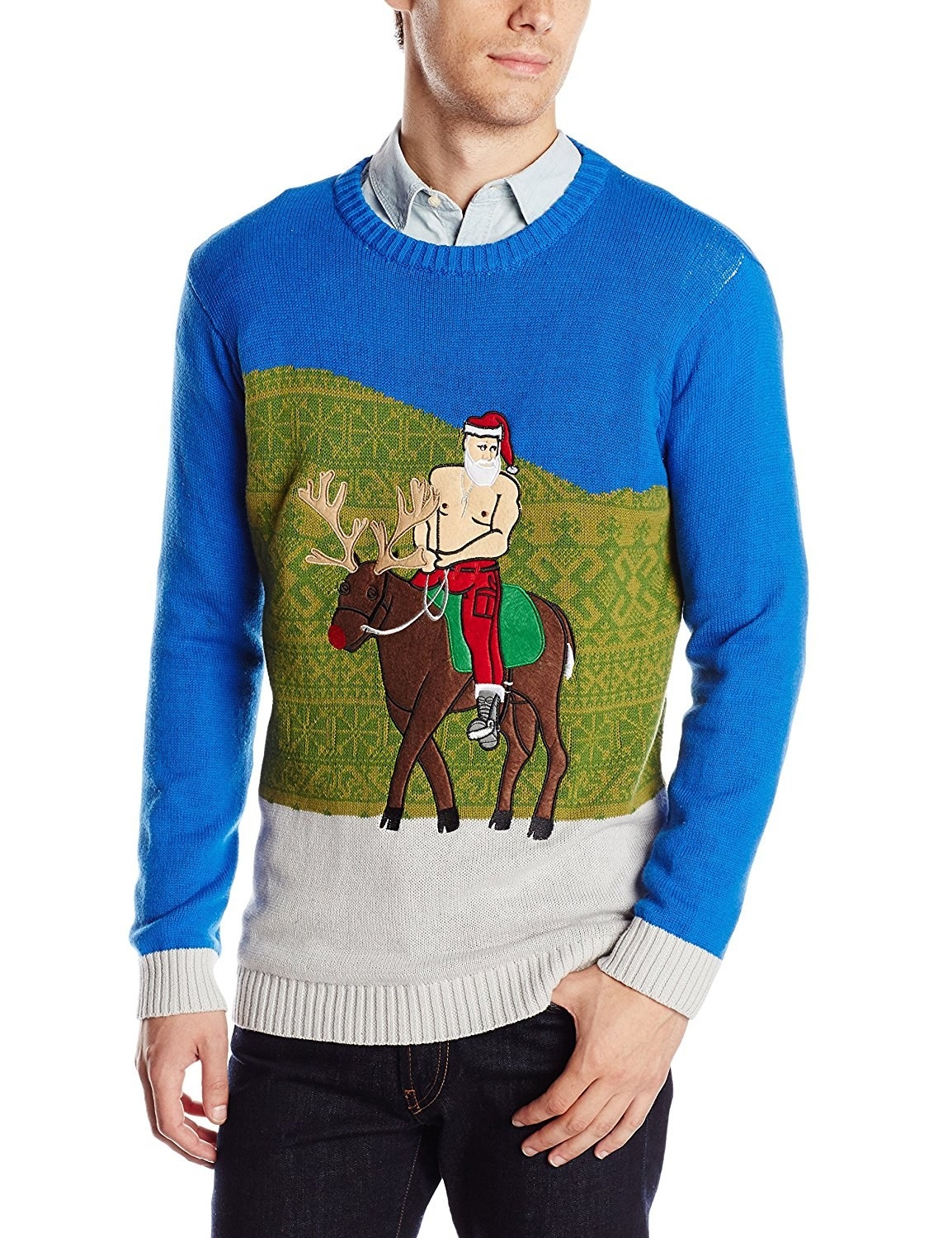 Ugly christmas sweater mens hotsell bare chest