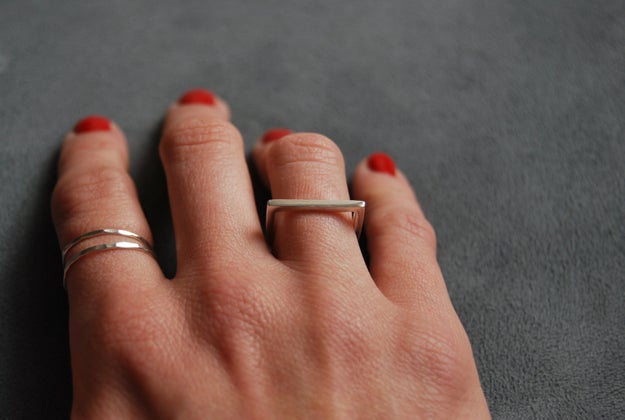 A unexpectedly flat ring that's anything but square.