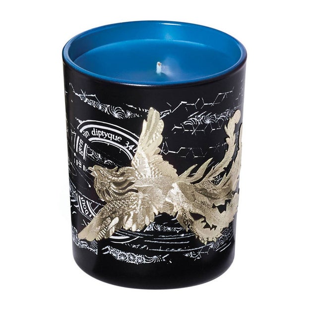 A luxurious candle in a lovely vessel that'll rise from the ashes as a storage accessory once all the wonderfully scented wax is gone.