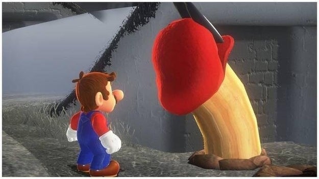 It's rude to look at Mario being naughty: