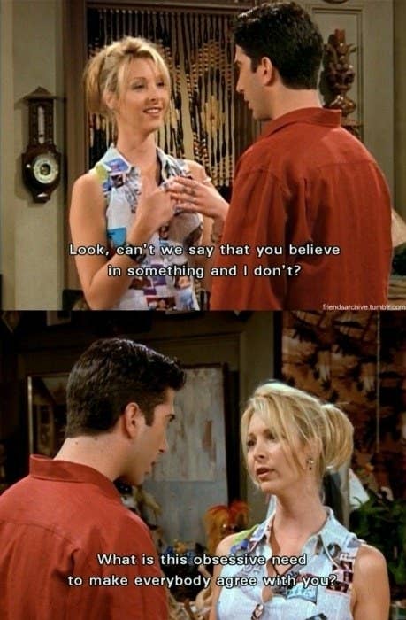 18 Times Phoebe Cancelled Ross's Entire Existence On "Friends"