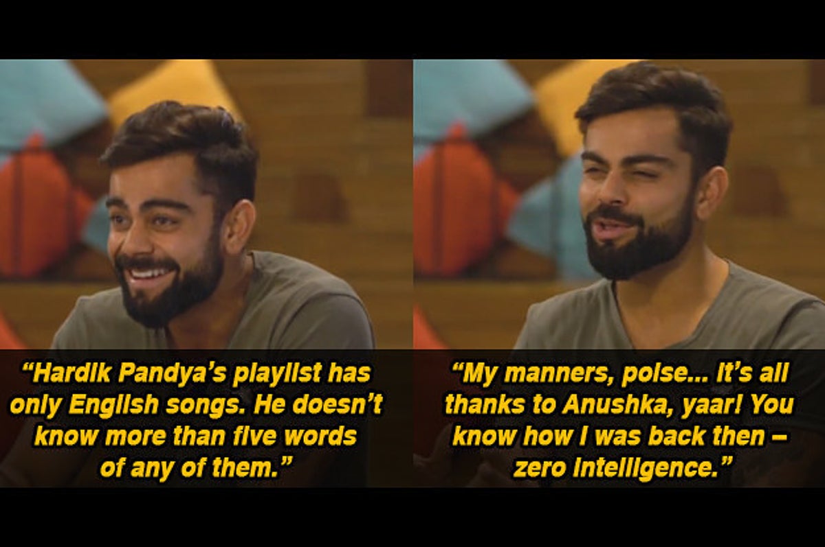 21 Hilarious Moments From Virat Kohli's Super Candid Interview On  