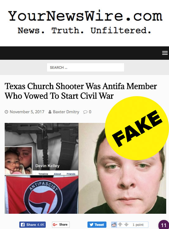 Here Is The Misinformation Going Around About The Texas Church Shooting