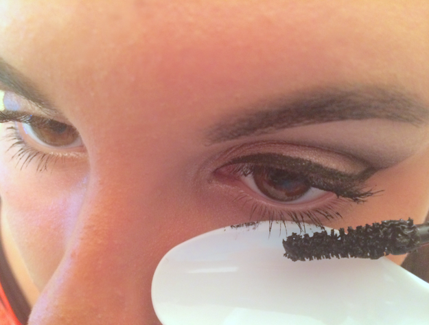 Maybe you use a spoon under your lower lashes, to avoid getting mascara beneath your eyes.