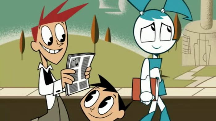 Jenny with Brad and Tuck in My life as a teenage robot