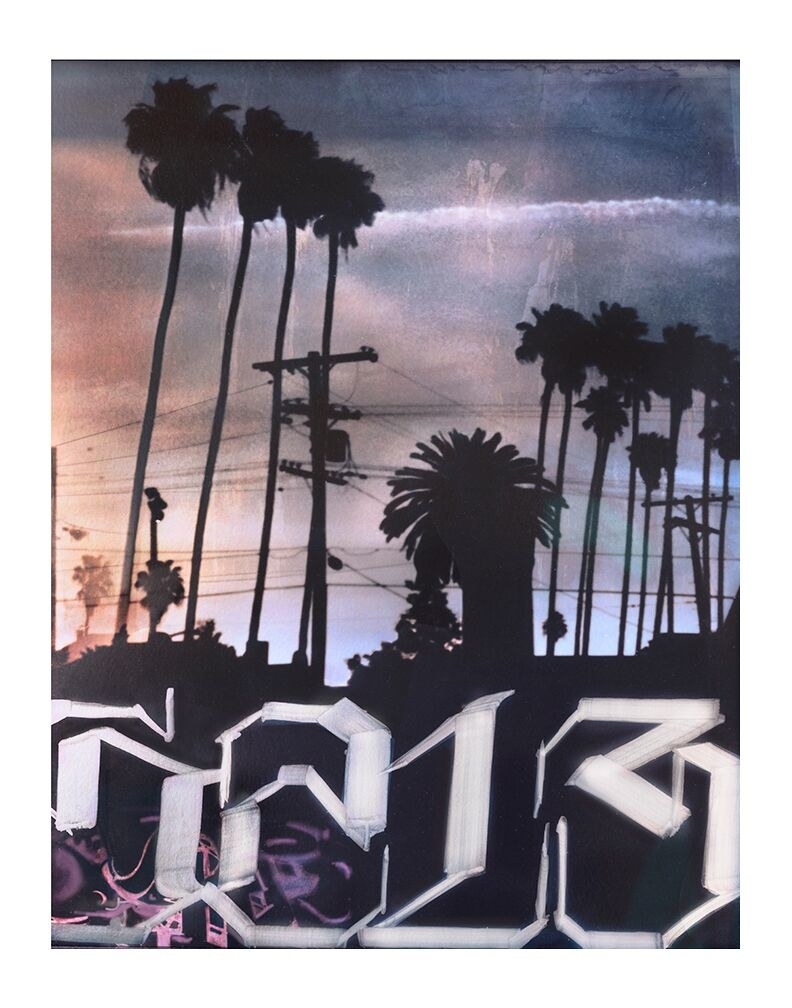 213 60”x90” composite polaroid photograph on INNOVA archival paper and applied mixed media.