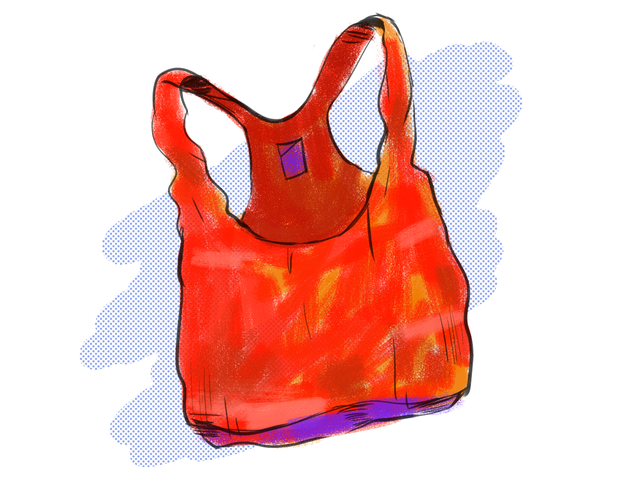 The stretched-out sports bra and/or tank top.