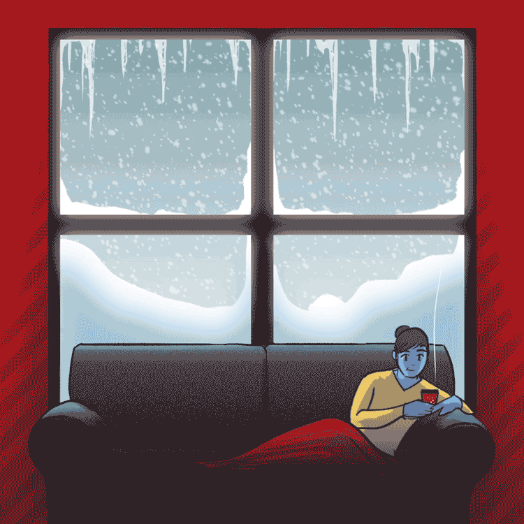 Watching the snow pile up while you’re huddled indoors with a hot coffee drink and a blanket cannot be overhyped.