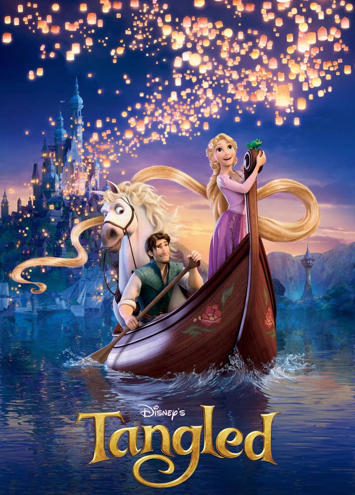 Disney's story of Rapunzel has over 327,000 votes that earned it a 7.8, and a spot in the top five.