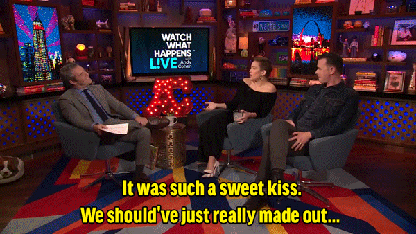 "It's so funny 'cause Liv and I talk about this all the time. We're like, 'We should've gone for it more.' It was so sweet, you know? It was such a sweet kiss. We should've just really made out. I don't know why we didn't."