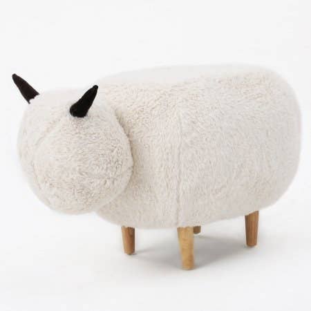Promising review: "This sheep-shaped ottoman is exactly what I've been looking for. It's cute, beautiful, but not childish. The fabric is soft — and it's the perfect size. The product arrived promptly and it was easy to assemble." —acheng Get it from Walmart for $64.99.