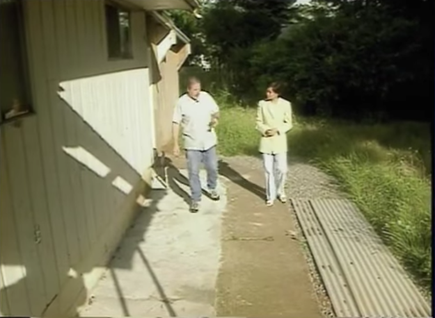 Ward Weaver III is currently serving life in prison for the murders of Ashley Pond and Miranda Gaddis. But before his arrest took place, TV reporter Anna Canzano went to his home for an interview. He showed her around his house, in an attempt to prove his innocence. The video below shows Weaver walking on a slab of concrete where Ashley Pond's body was buried.