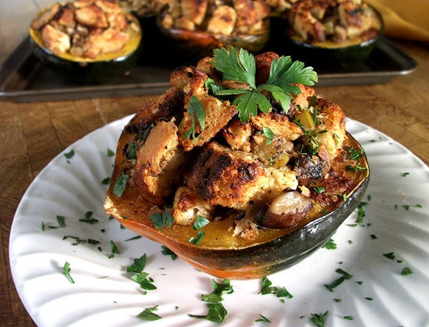 Thanksgiving Stuffed Squash