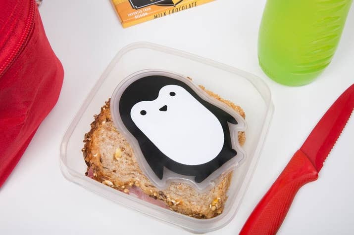 Promising review: "These are simply endearing. They're perfect for lunch boxes or banged knees and elbows. They're so distinctive that they haven't gotten lost, left at school, or otherwise disappeared." —Em Capito Get it from Amazon for $5.