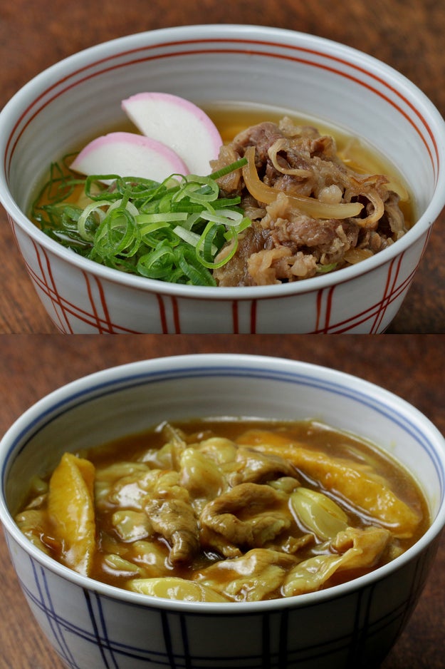 寒い日はコレ 2種のあったかうどん