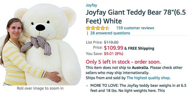 This Giant Teddy Bear Has Ridiculously Long Legs And People Can T Stop Laughing