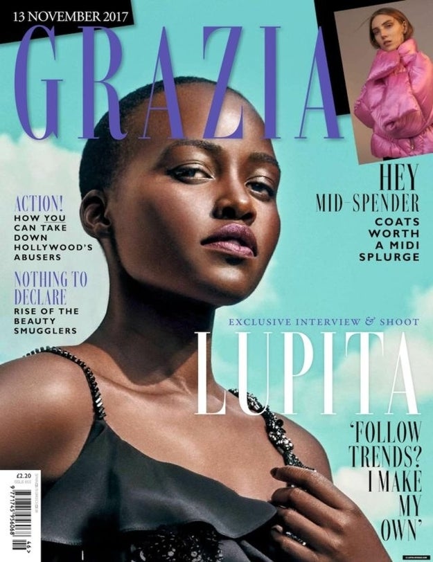 The actress is on the cover of Grazia UK's November issue, skin glowing and face stunning, per usual, but there's one major problem...