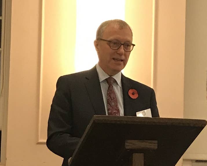 Sir Ernest Ryder speaking at a Bar Council event on Tuesday.