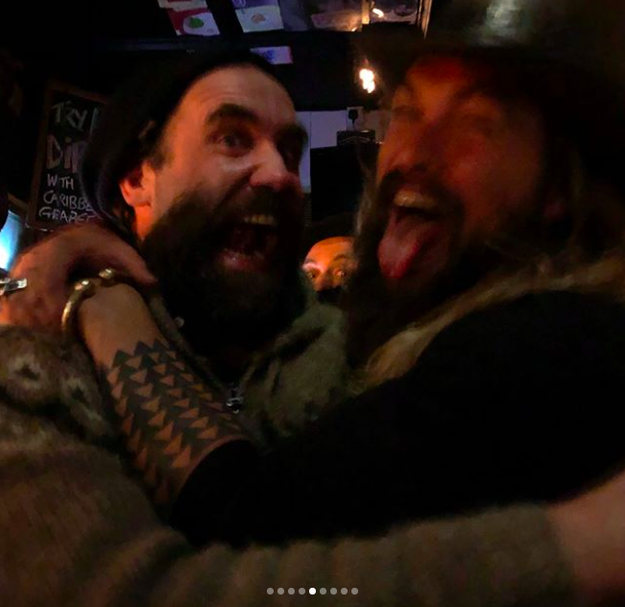 He also partied with The Hound, aka Rory McCann.