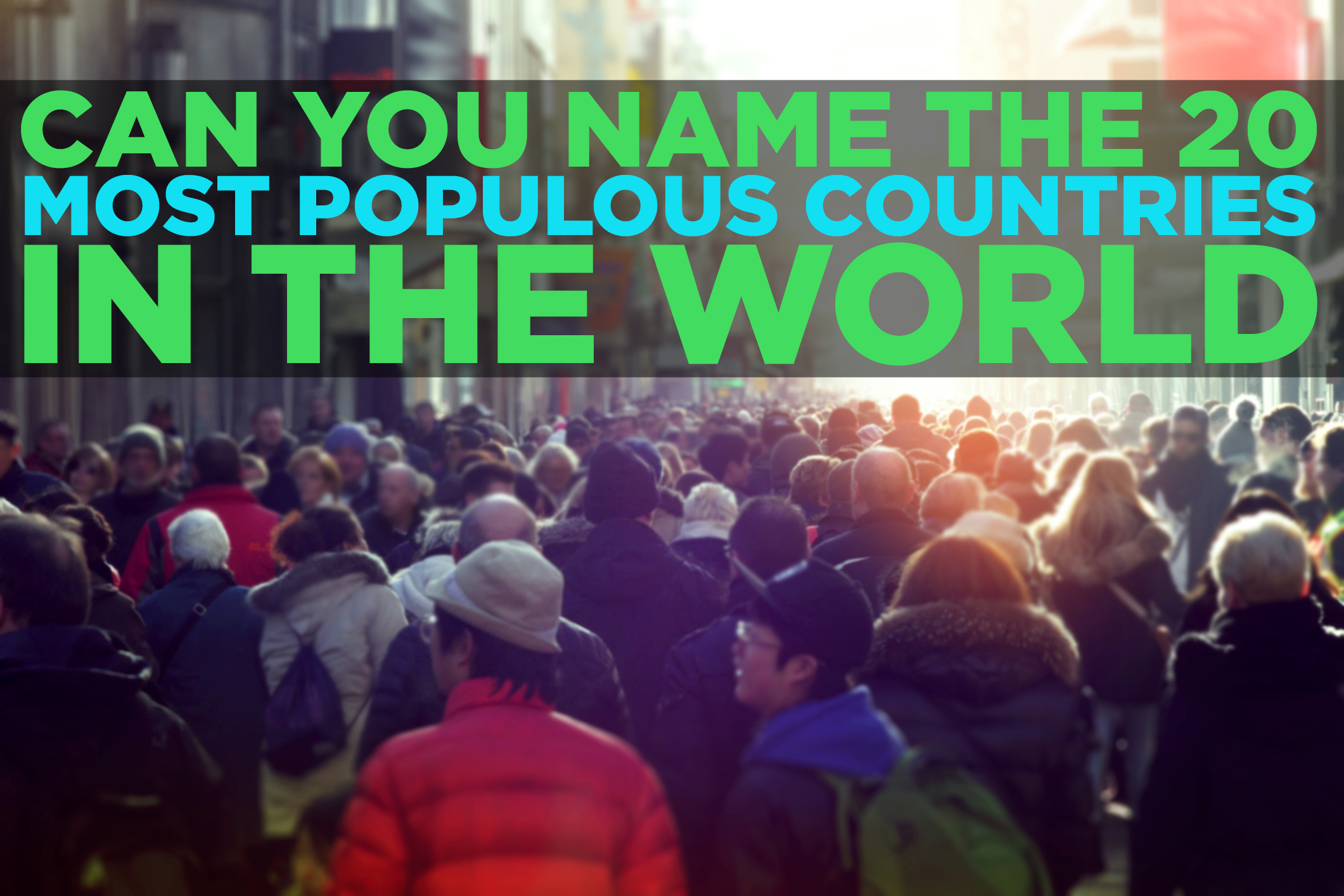 most populous country in the world