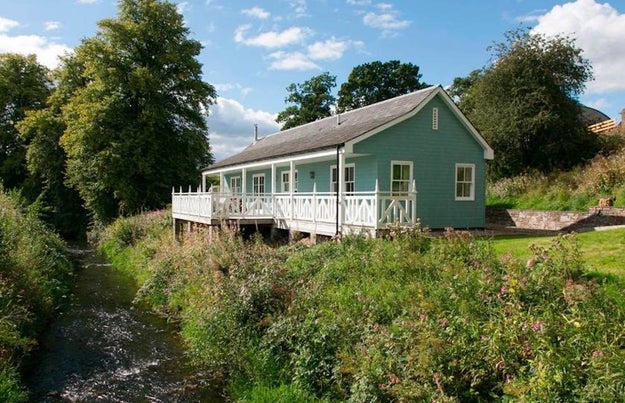 This beautiful riverside cottage in Crieff.