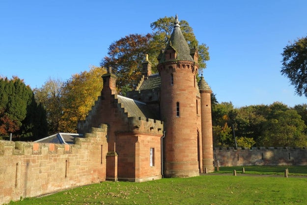 The Gatehouse to Ayton Castle in Berwickshire.