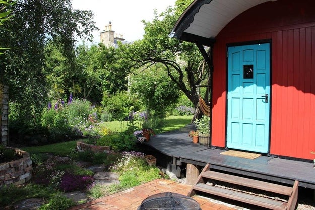 This wonderful wee eco cabin in Forres.