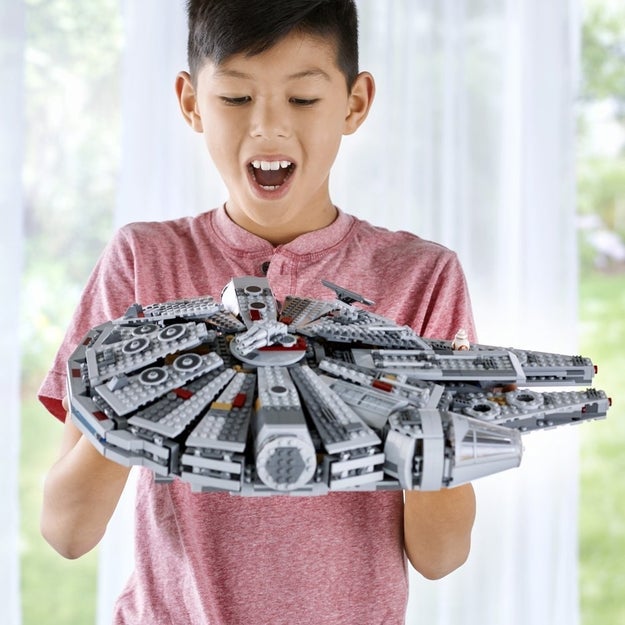 A Millennium Falcon Lego kit to occupy you during the long wait between the release of Star Wars: The Last Jedi and the next film. ::makes Chewbacca noise of despair::