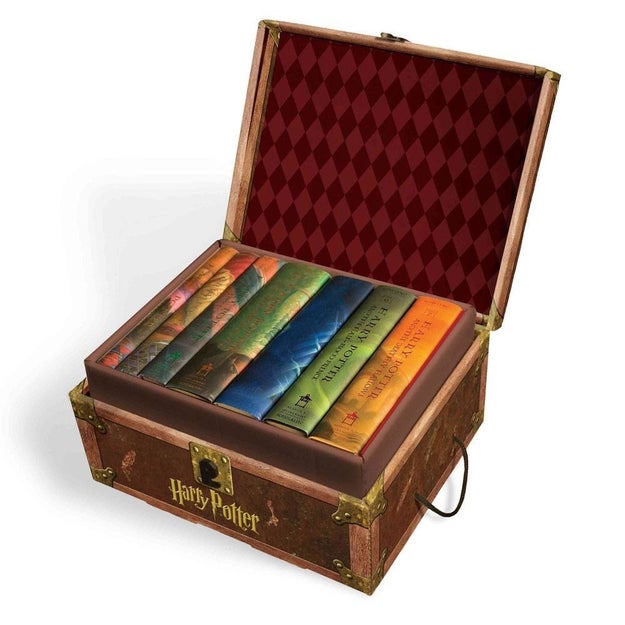 Or a Hogwarts trunk full of all seven Harry Potter books, because if you're not passing on your love for HP, what are you even doing?