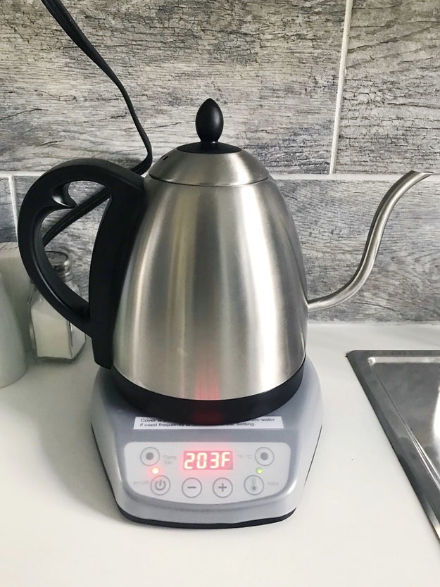 4. 12-16 ounces of very hot (but not boiling) water