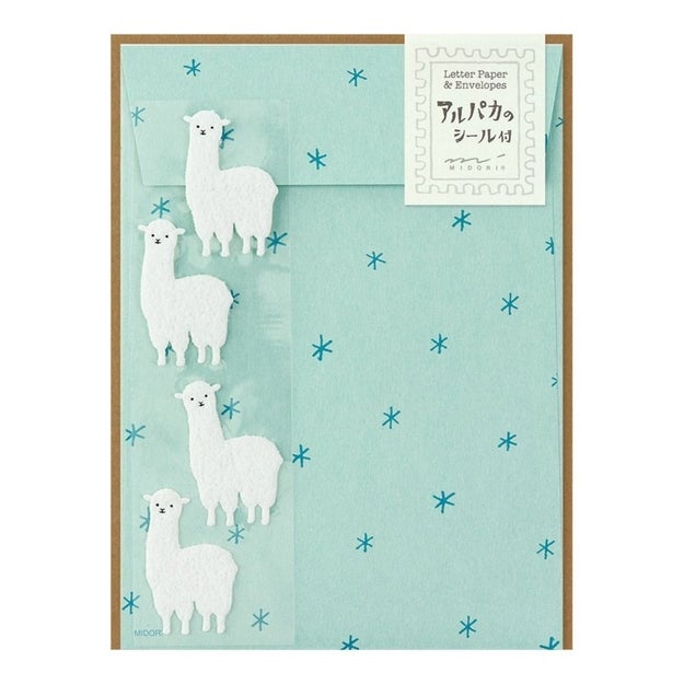 This alpaca stationery set will make you feel motivated to improve your handwriting (maybe).