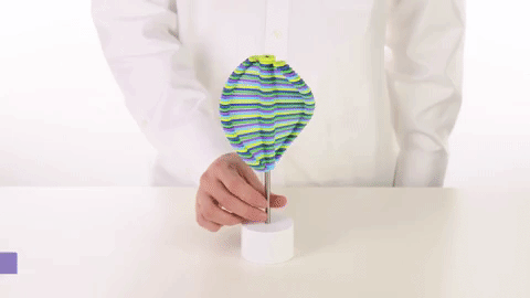 Promising review: "Everybody who comes to our house picks this up, and once they get the hang of it, they can't stop playing with it. It sounds simple, but it's very mesmerizing and satisfying to do. The plastic all falls into place one way or the other with this clicking sound, and all the pieces line up so nicely if you get it right that it just feels very satisfying. I know it's technically a math toy, related to the golden mean, but you don't have to be a math-head to like it." —Una the TunaGet it from Amazon for $29.95 (available in four colors).