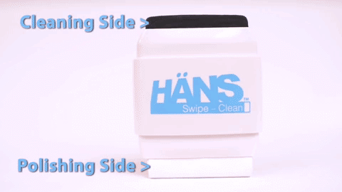 One side dispenses a cleaning solution that kills bacteria, and the other side polishes the surface off so it looks nice and shiny.Get it from Amazon, The Grommet, or HÄNS for $14.95.
