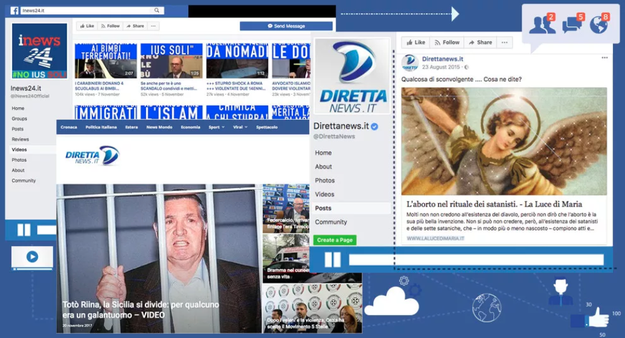 One Of The Biggest Alternative Media Networks In Italy Is Spreading Anti-Immigrant News And Misinformation On Facebook, by Alberto Nardelli and 
Craig Silverman