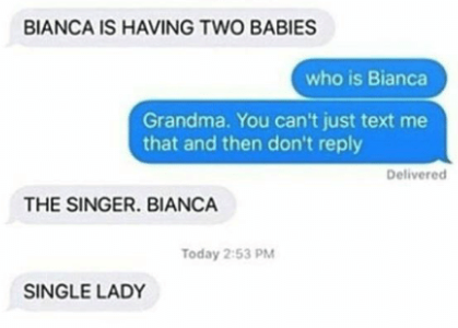 Bianca the Single Lady: