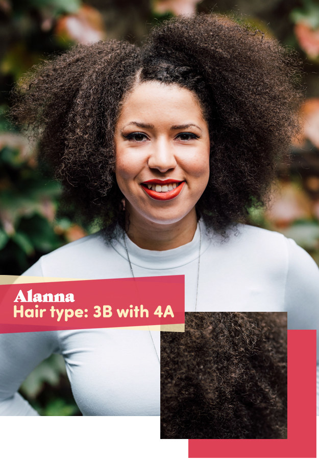 That brings us to Alanna, a lover of twist extensions who hadn't had a trim in "forever." She also had some heat damage and loss of curl pattern from getting her hair blown straight every now and then.