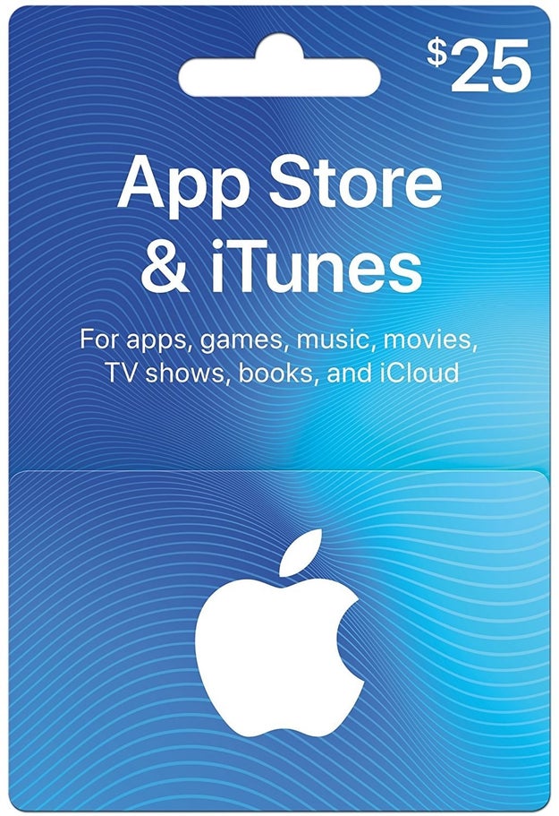 An iTunes gift card that will make them so very appy.