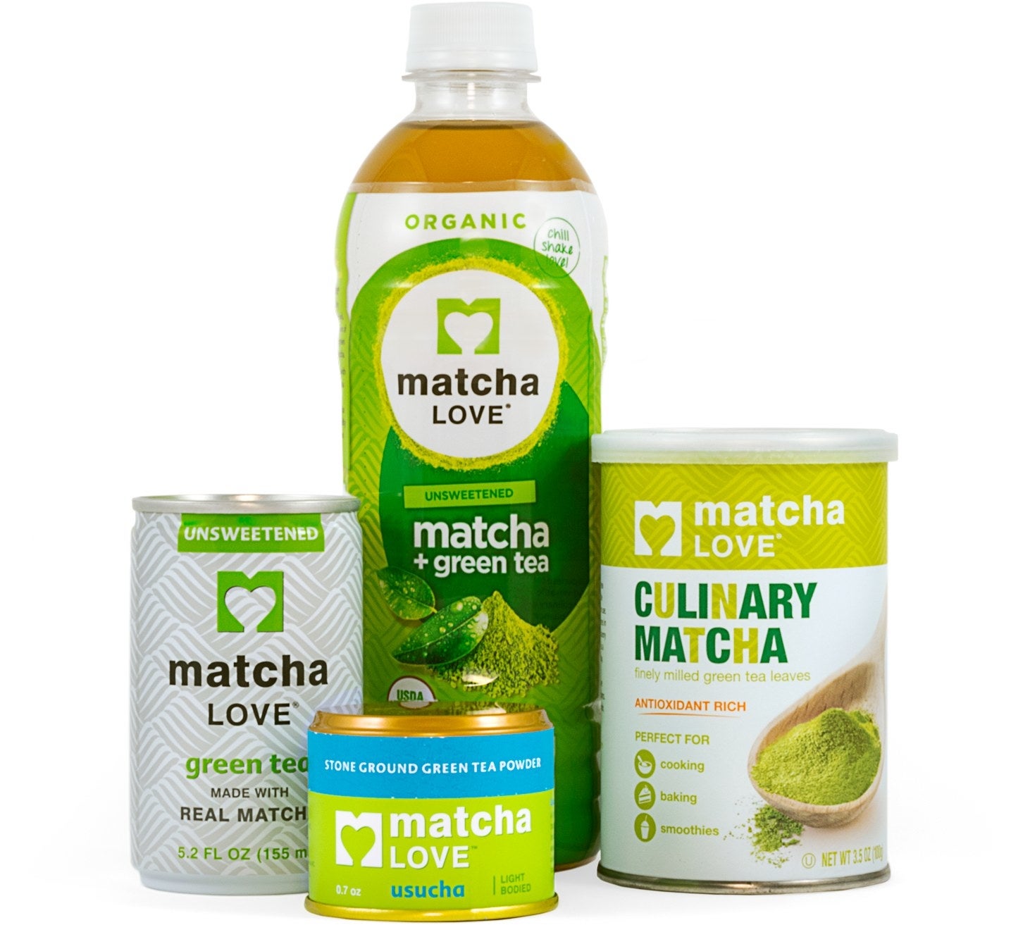 Matcha LOVE® offers an extensive selection of award-winning matcha teas, gift sets and tea accessories, ranging from ceremonial and culinary powders, to ready-to-drink beverages. Made from 100% pure Japanese green tea, all matcha LOVE® products embody our company’s guiding principles of natural, healthy, safe, delicious and well-designed.
