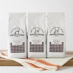 Grounds & Hounds is a gourmet coffee with 20% of proceeds going towards dog rescues. It all started when CEO and Founder, Jordan Karcher adopted his Dalmatian, Molly. Their morning routine quickly became morning walks over coffee and he thought he could combine his passion for finding the perfect brew with his devotion for helping dogs like Molly. Grounds & Hounds has an assortment of blends for all kinds of coffee-lovers. Some great gift options from Grounds & Hounds includes the Three Blend Starter Kit, which is perfect for those who love variety. The Three Blend Started Kit includes Morning Walk Breakfast Blend, Paper & Slippers Medium Roast and Alpha Blend Dark Roast.