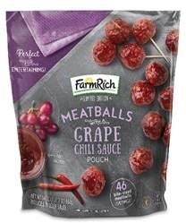 Just in time for holiday gatherings, Farm Rich has introduced two, Limited Edition Meatball items: new Hot Honey Glazed Meatballs and Grape Chili Sauced Meatballs. While developing the new sauce flavors, Farm Rich took to social media to poll fans about their favorite ways to enjoy meatballs for everyday meals and special occasions. Out of five flavor options, Hot Honey Glaze and Grape Chili sauce emerged the clear leaders. They pack just the right amount of sweetness and heat and are so easy to serve for quick weeknight meals and special gatherings.