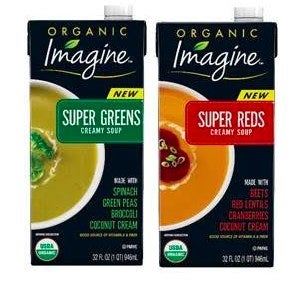 Imagine® has a new line-up of soups to help you stay warm and keep your taste buds satisfied all season long. Super Soups is a powerhouse combination of real, nourishing ingredients such as beans, vegetables and body-boosting plants and spices – perfect to try this season. The Super Greens creamy soup is made with organic green peas, spinach and broccoli, complete with flavorful coconut cream – providing a dairy-free, power-packed taste in every spoonful. The Super Reds creamy soup is made with beets, red lentils, cranberries and flavorful coconut cream to deliver an abundance of nutrition.