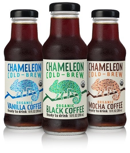 Bold on buzz and easy on the stomach, Chameleon Cold-Brew coffee does right by you every time and every way — milky or straight, icy or hot. They have mastered the flavor and caffeine levels in the Ready-To-Drink coffees using the same uncompro­mising standards and care found in our concentrates. It’s on-the-go cold brew with just the right jolt.