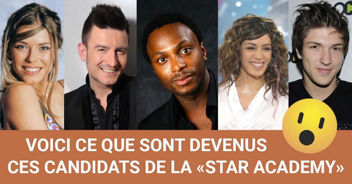 21 candidats de la Star Academy, avant et maintenant