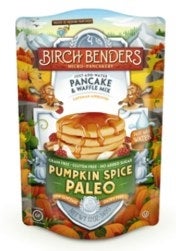 Birch Benders has upgraded their customer-favorite Pumpkin Spice Pancake & Waffle Mix with a new and innovative variety for this fall: Paleo Pumpkin Spice Pancake & Waffle Mix. Birch Benders took its best-selling Paleo Mix and added a touch of holiday flavor with real pumpkin and seasonal spices. The Pumpkin Spice Paleo Mix is made with almond, coconut, and cassava flours, making it naturally grain free and gluten free as well as low glycemic. With 120 calories per serving, these hotcakes pack 6g grams of protein, 3g of fiber, and less than 1g of sugar.